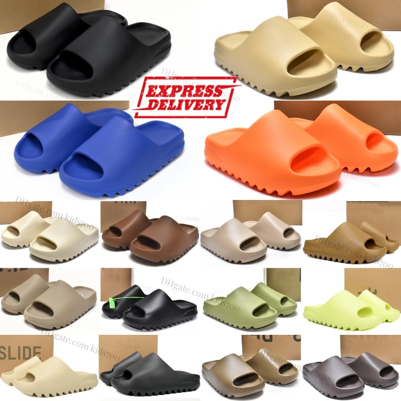 Designer Slides Onyx Sliders Bone Azure Resin Glow Green Clogs Pure Enflame Orange Granite Outwear Beach Slide Desert Grey Core Flax Ochre Black-image-986555704