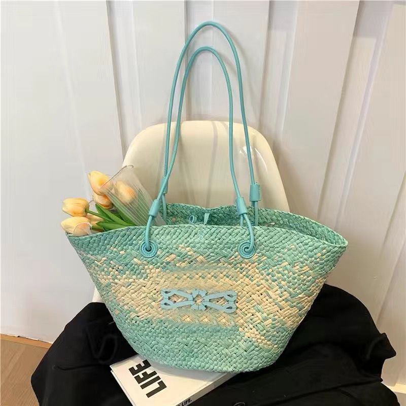 Luxury Beach Bags Designer Handbags Fashion Women&#039;s Shoulder Bag Straw Women Totes-image-991638495