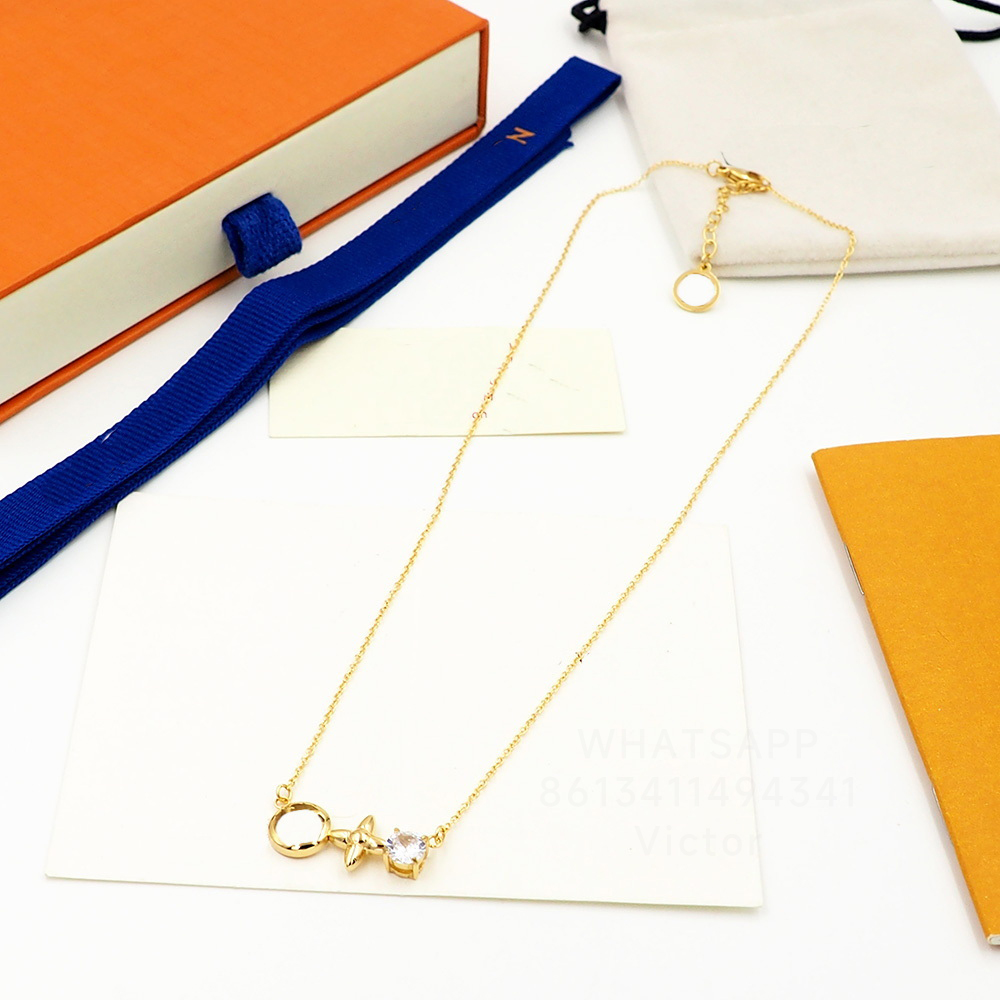 LW Edge Cadenas Jewelry suit Bracelet necklace Earrings for woman Gold plated 18K highest counter quality diamond fashion luxury anniversary gift-image-991722284