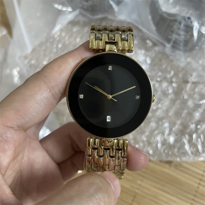 hot sale new fashion gold color luxury watch for man quartz movement watches man wristwatch rd025-image-492040925