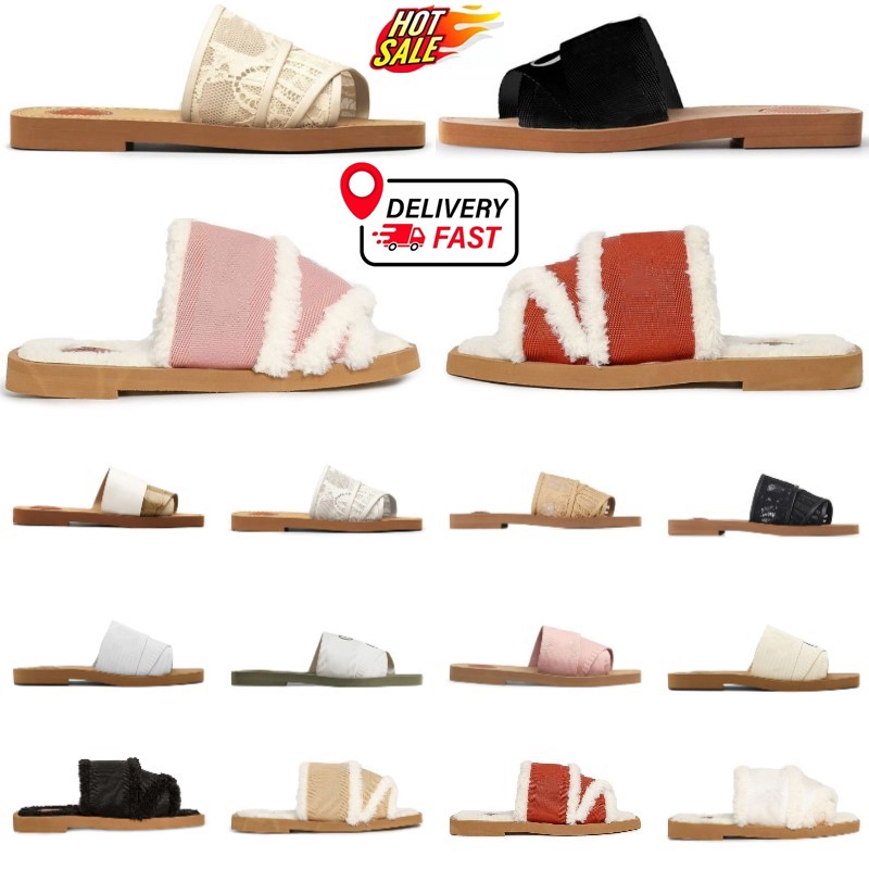 Designer Sandals Woman Slides Slippers Woody Flat Mule youth girls Platform Womens Home Slipper Summer Sandal Sliders Beach Shoes Flip Flops Clog-image-992164128