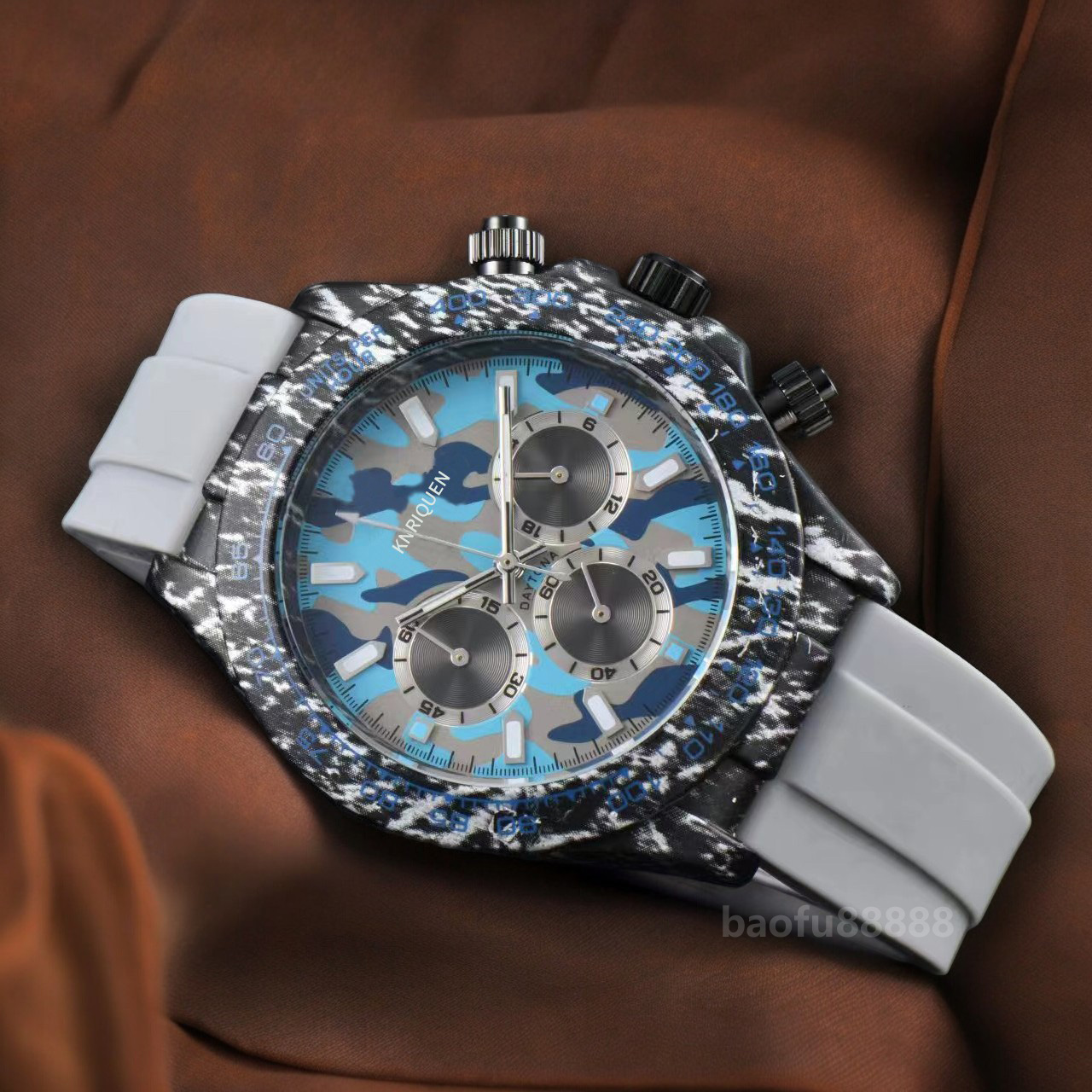 Amazing Hot Sale Watches For Men Quartz Luxury Wristwatch Multifunctional Automatic Date Rubber Strap Chronograph Daily Waterproof Male AAA Clock-image-992173429