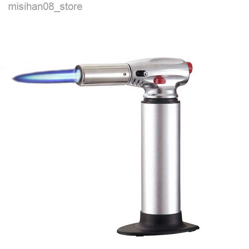 Lighters Chef Blow Dab Jet Flame Kitchen Soldering Brazing Dabs Jet Butane Torch Micro Blow Torch Iron Welding Butane Torch Gas Lighter Q240619-image-992299035