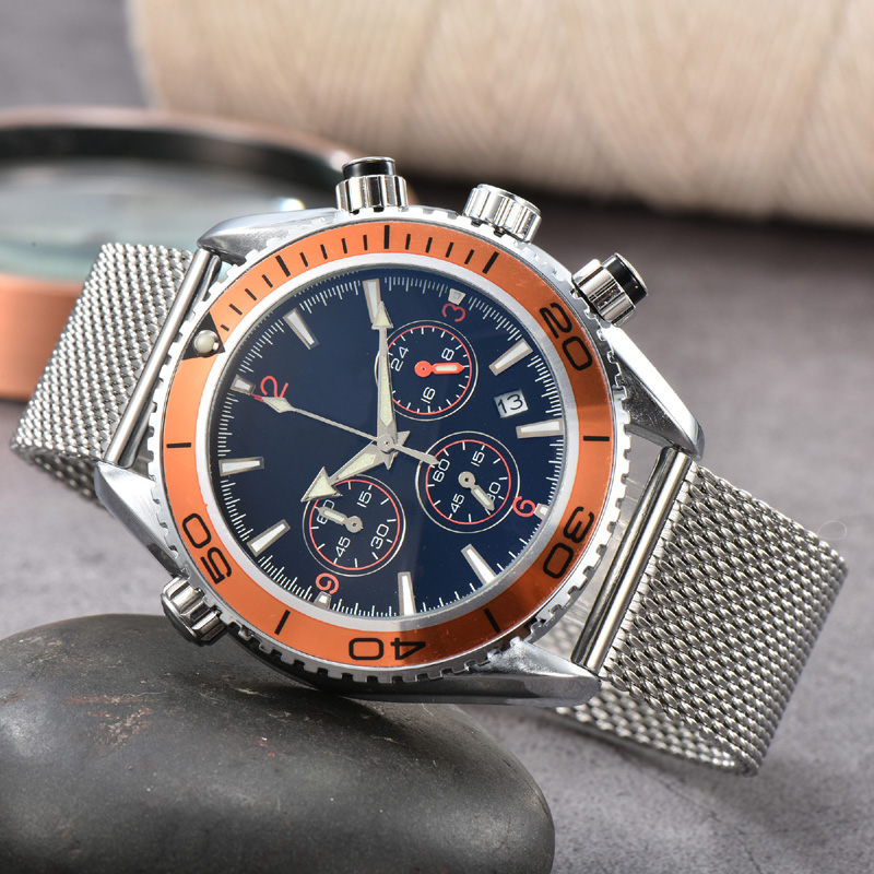Omegawatch Stainless steel Wrist Watches for Men 2025 New Mens Watches All Dial Work Quartz Watchs Top Luxury Brand Clock Men Fashion omegas 02-image-992671490