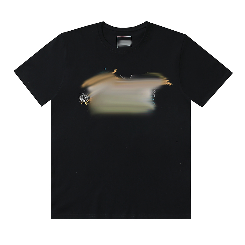 Mens designer t shirt classic letter printed cotton graphic tee outdoor Daily wear short sleeve-image-992151071