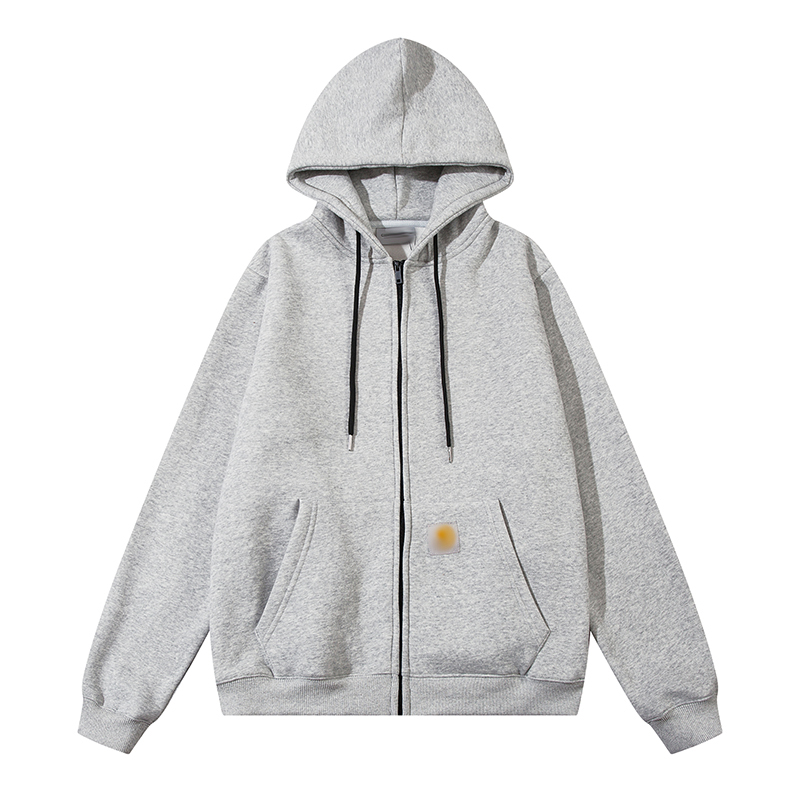 Mens hoodie sweatshirt classic zipper hoodie vintage style hip hop casual hoodies for men-image-992237602