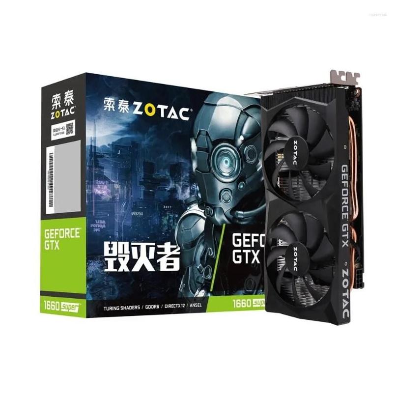 Graphics Cards Zotac Gtx 1660 Super 6Gd6 6Gb Video Gtx1660Super 6G Gpu Graphic Card Drop Delivery Computers Networking Computer Compon Otybo-image-1066423939