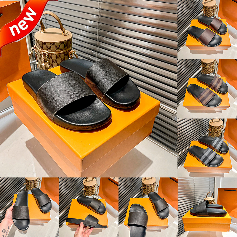 Designer Sandals Mens Womens Waterfront Mules Rubber Slides Sandal Luxury Ladies Slippers Summer Beach Flat Heel Flip Flops Slipper Men Rubber Ca-image-992091320
