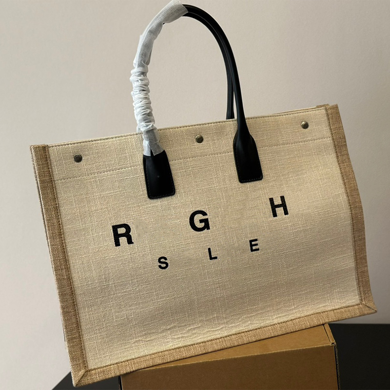 Designer Women Handbag Large Capacity Canvas Shopping Bag Fashion Tote 48cm-image-992704762