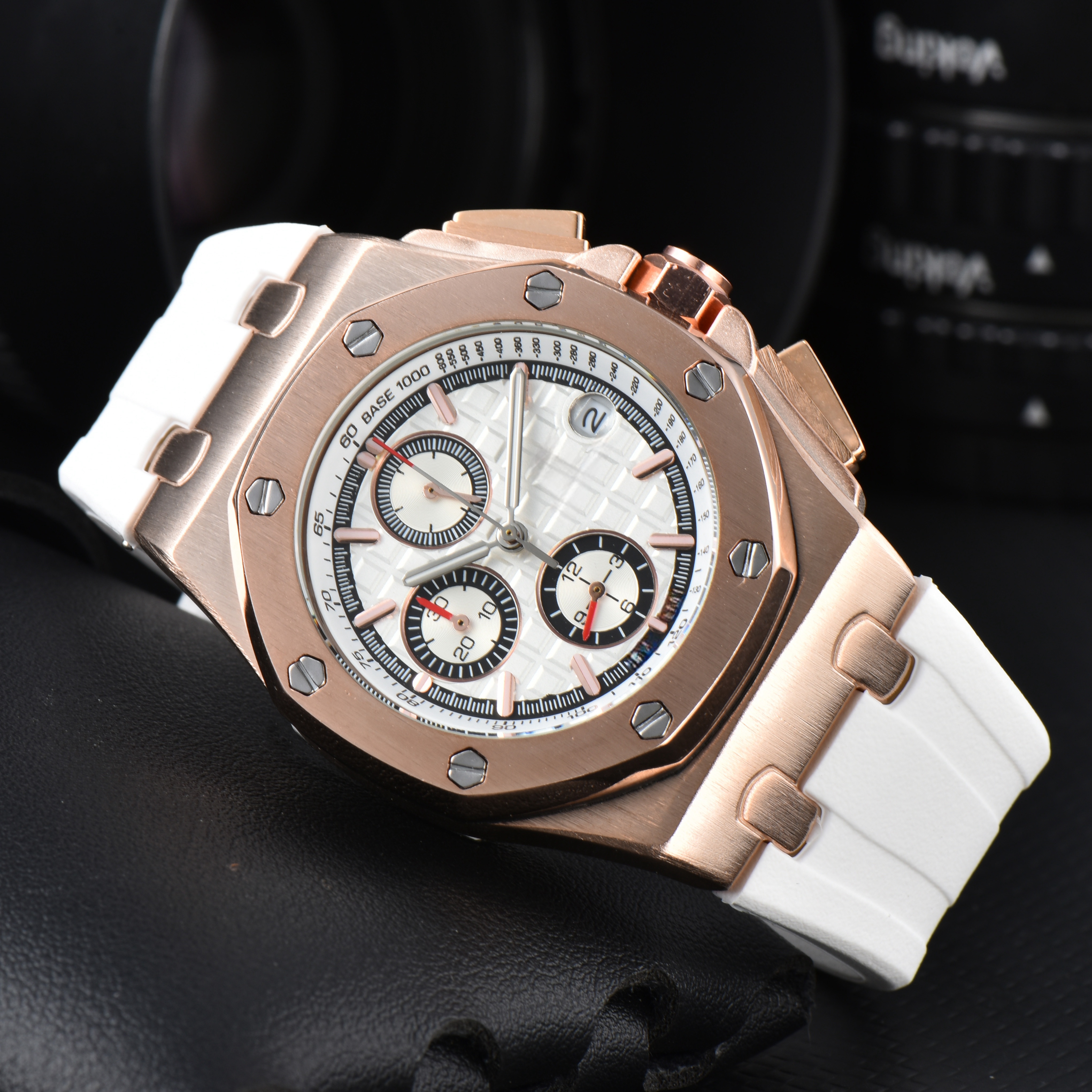 Aps Wrist Watches for Men 2025 New Mens Watches All Dial Work Quartz Watch High Quality Top Luxury Brand Clock Men Fashion Rubber watch band 08-image-993846245