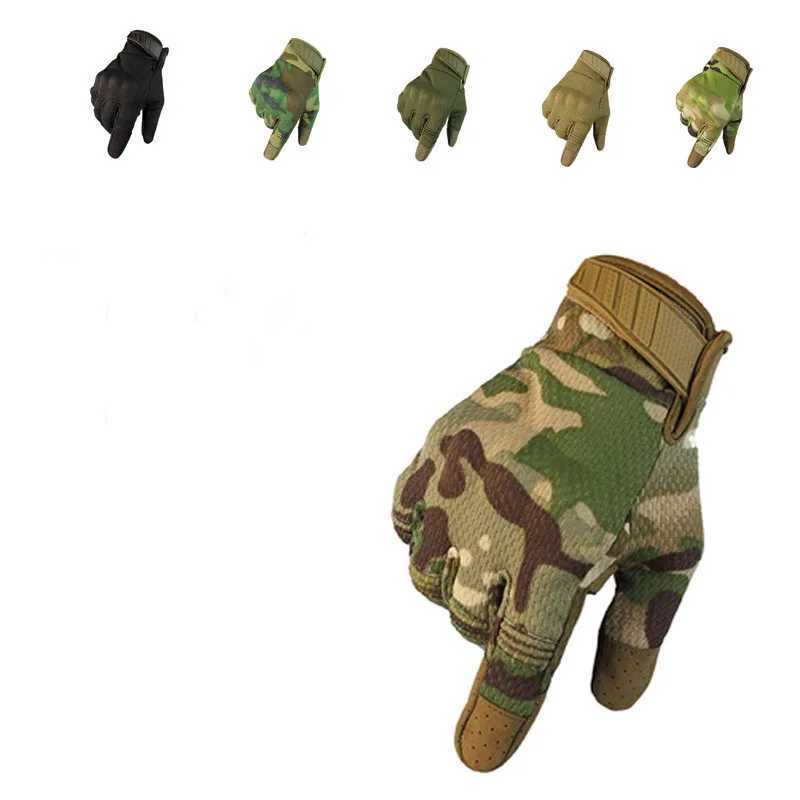 Tactical Gloves Outdoor touch screen tactical gloves for motorcycle racing anti slip and breathable mountain and rock climbing sports gloves S246-image-992521643