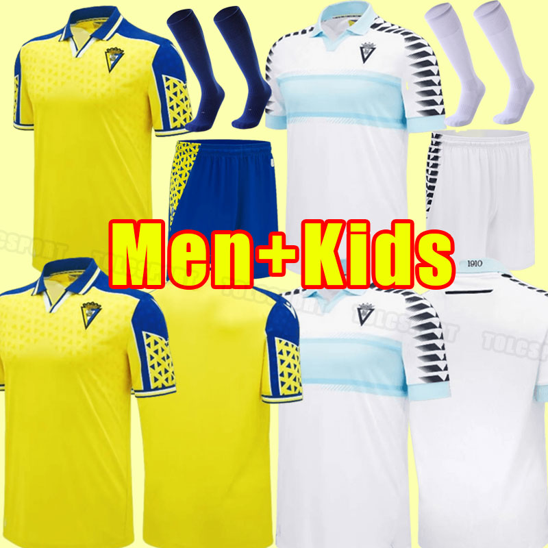 24 25 Cadiz Soccer Jerseys Cadiz cf Negredo Camisetas de Futbol 2024 2025 LOZANO ALEX BODIGER JUAN CAMA CAMISETA A Liga Pre-Match Men Kids Kit Ki