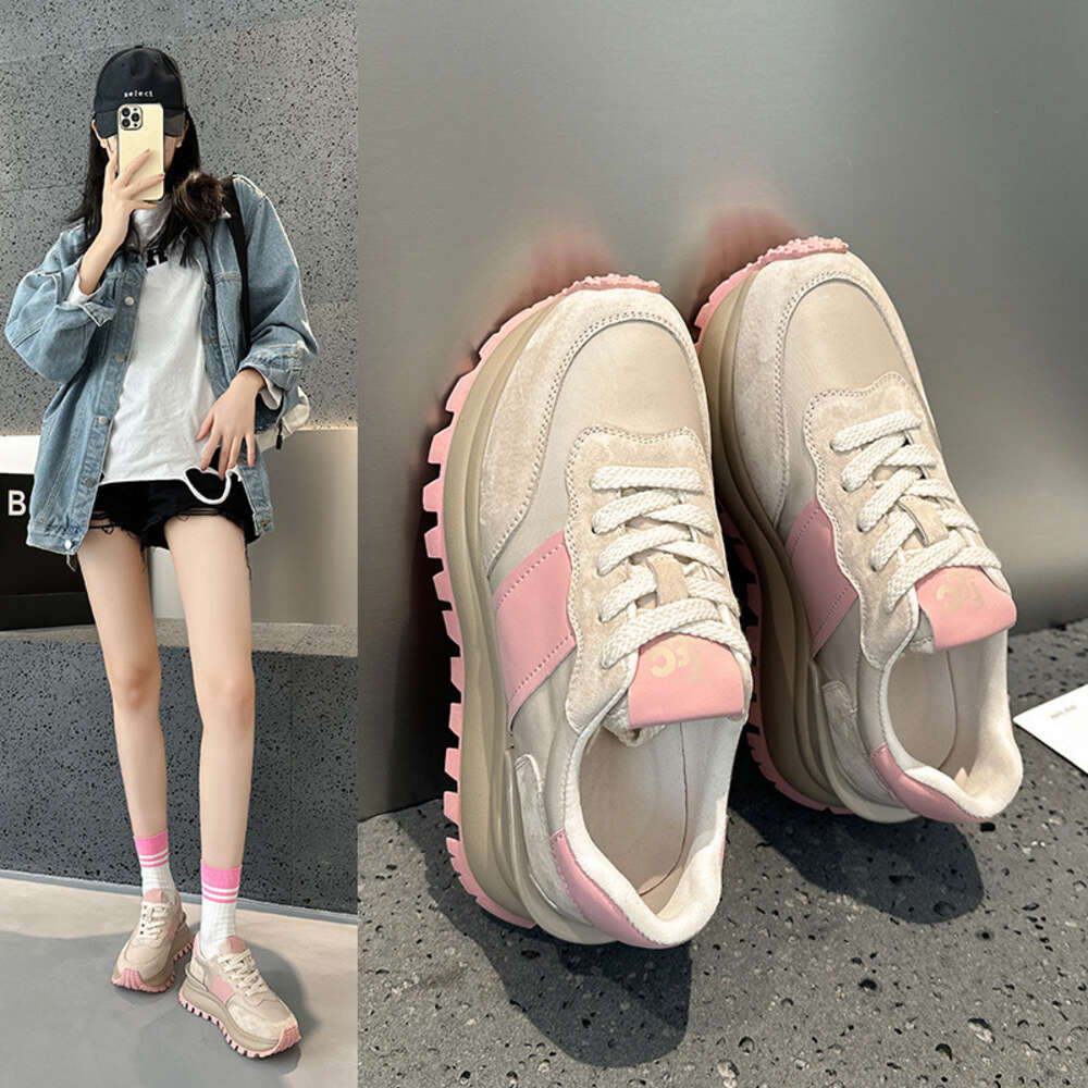 Ddmynov Forrest Gump est confortable, léger et polyvalent pour les femmes en 2024. Chaussures de sport féminine non glissantes en cuir véritable