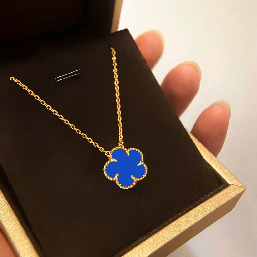 Luxury Gold Plated Necklaces Designer Necklace Four-leaf Clover Fashion Pendant Necklace Wedding Party Jewelry High Quality Jewelry With box-image-993025531