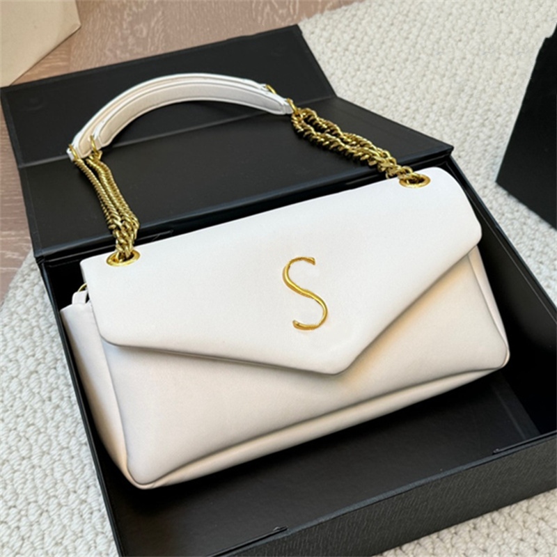 Woman Plain Shoulder Bags Designer Chain Bag Small Lady Phone Bags Handbag Baguette Purse NEW-image-992991586