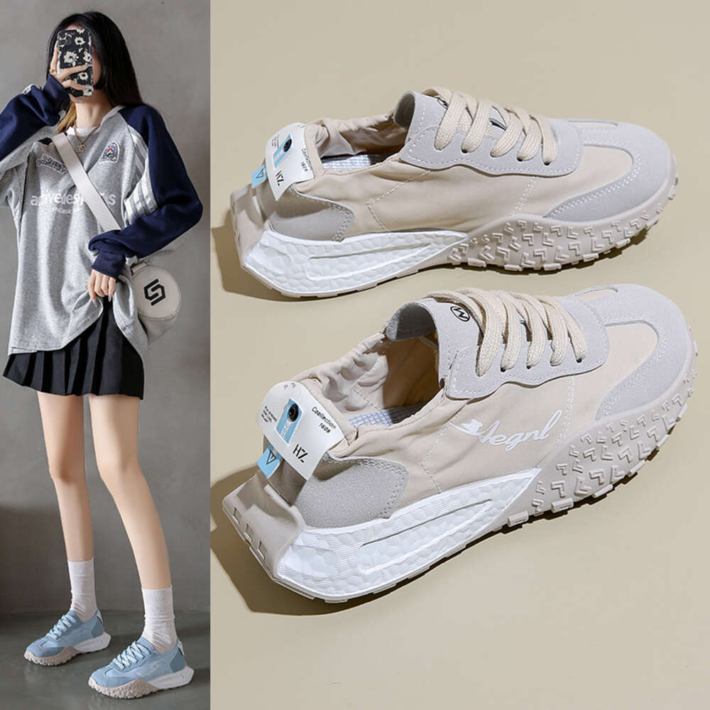 ddmynov Instagram coréen Nouveau Forrest Gump 2024 Étudiant Sports courir les chaussures de femme épaisses et les chaussures de femme CQ-151