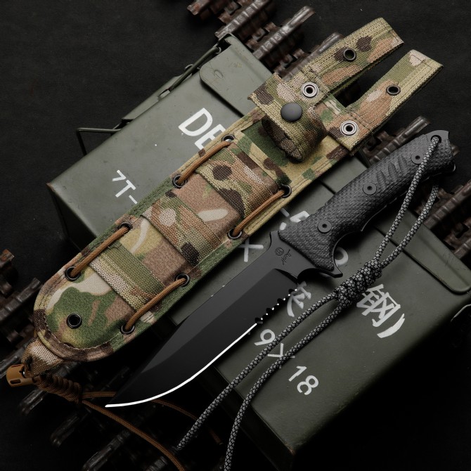 CR 2Models Tactical Fixed Blade Knife Pocket Knives Rescue Utility EDC Tools-image-992952317