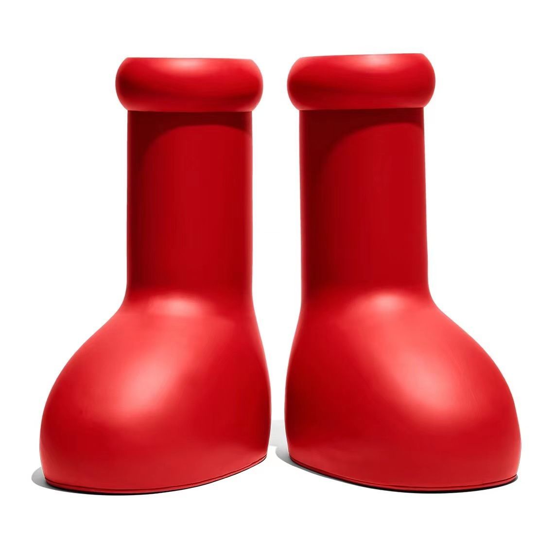 Big Size Big Red Boot Men Women Children Girl Rain Boots Baby Designers Thick Bottom Non-Slip Booties Rubber Platform Bootie Fashion astro boy desig