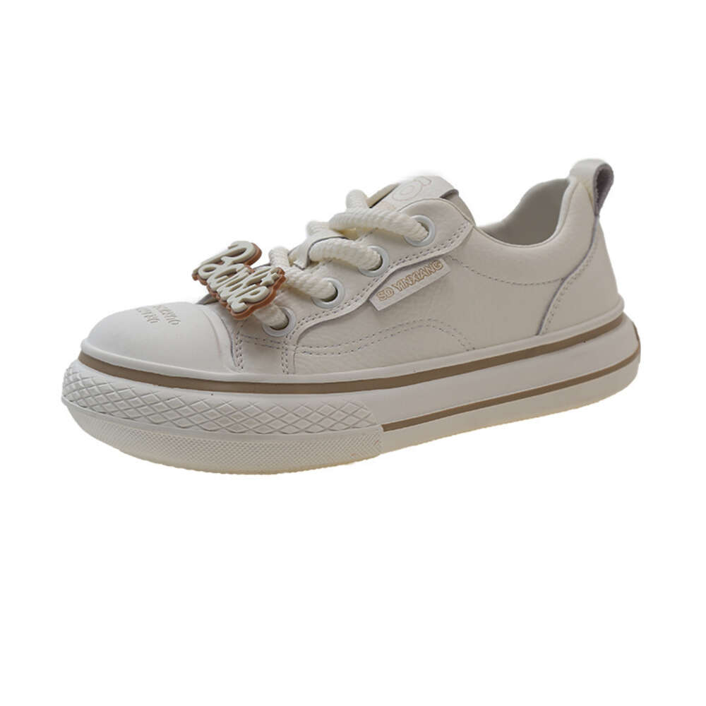 Dafeiou mode chinois style tendance petit blanc 2024 Nouveau printemps polyvalent bas de chaussures célibataires décontractées pour les femmes d4