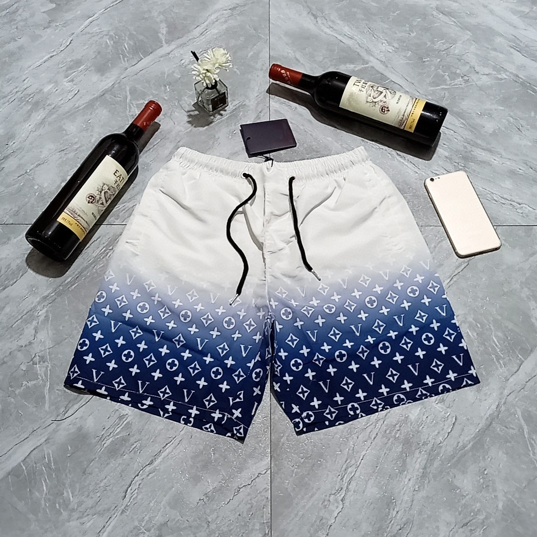 Mens Shorts Summer Designers Casual Sports 2024 Fashion Quick Drying Men Beach Pants Black and White Asian Size M-XXXL