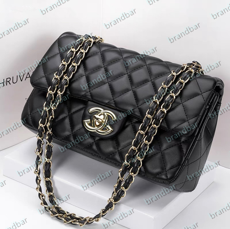 Designer Bag Shoulder Chain Bag Clutch Totes Bags C Wallet Check Velour Thread Purse chanelles handbag Solid Hasp Square Stripes channelbags purs-image-994808949