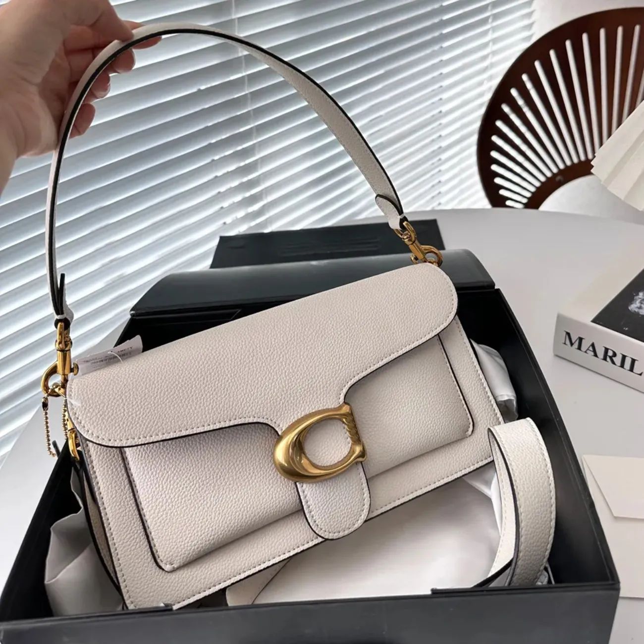 designer bag tabby bag bags Handbag Fashion Classic Purse Multi-color Bags mirror quality square Designer tote cross body real leather shoulder D-image-994634136