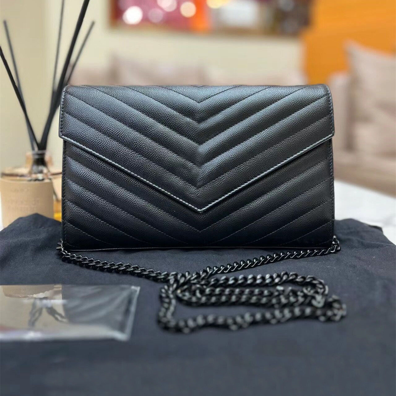 Fashion Handbag Femmes Luxurys Designer Sac Mini Black Wos Purse Purse Crossbody Crosbody Chain Messenger Woman Envelope Spap Sac Sac Tote Sac à
