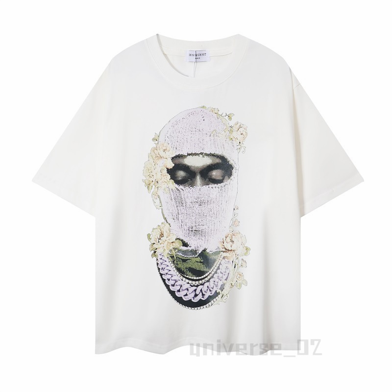 Ih Nom Uh Nit Mask Tshirt Mens Tshirts Men Women High Quality Pearl Man Graphic Tee Cotton Tops Summer Hip Hop Fashion Trend Loose Short Sleeve Stre