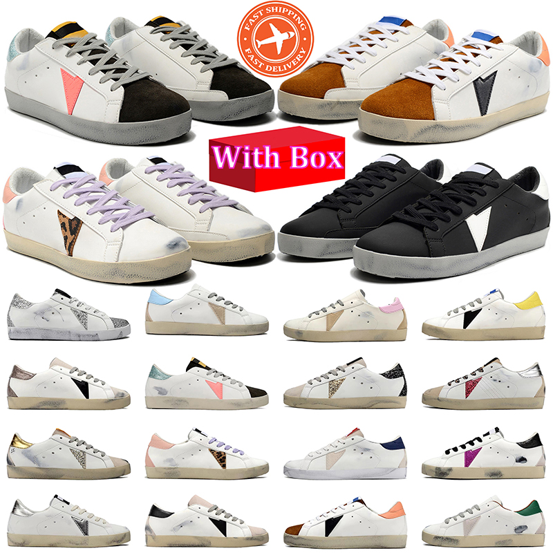 Golden Goose Superstar Luxury Designer chaussures hommes femmes or sneakers Noir blanc gris rose hommes chaussures d'entraînement