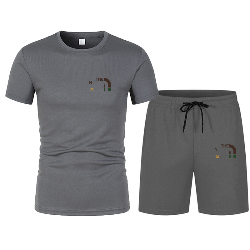 2024 new quality designer Mens Tracksuits Sets Jogger Sweatshirts Sports Jogging Suits man tracksuits Two Piece Set T Shirt Summer Printed Short-image-995126670