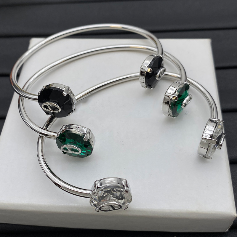Classic Jewelry Designer Bracelet Bangle Gift Present 18K Plated Titanium Steel Diamond For Women Men Women Fashion Luxury Bracelet For Birt-image-995641067