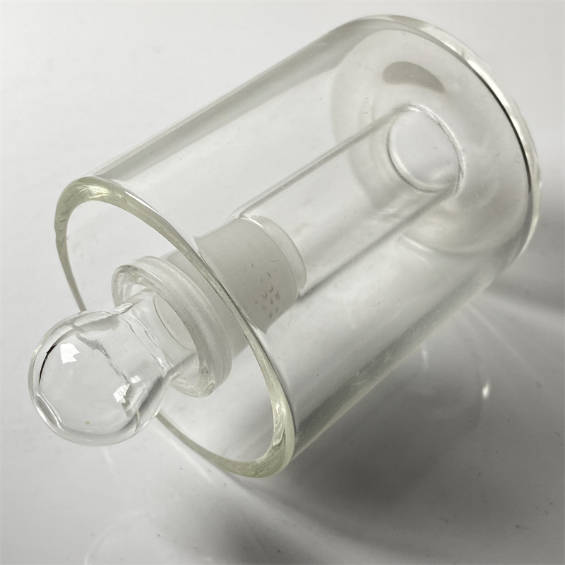 Smoking Accessories Cotton swab box ISO STATION With glass Plug 60MM OD 70MM Height For Cotton Swab