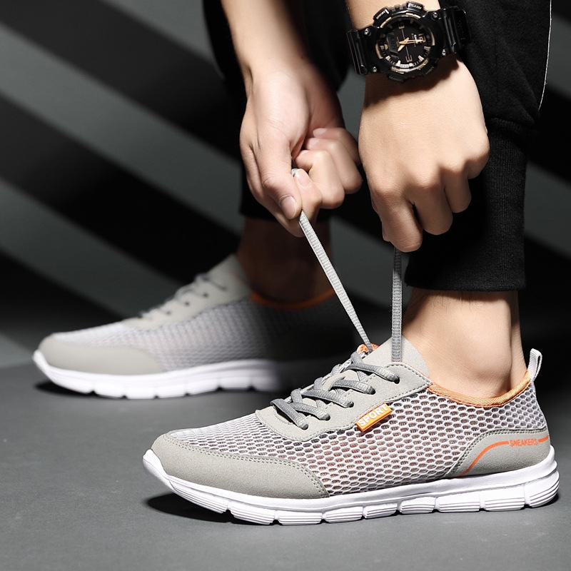2024 Summer New Fashion Trend Breathable Large Size Wear resistant Sports Mesh Running Shoes Free Shipping