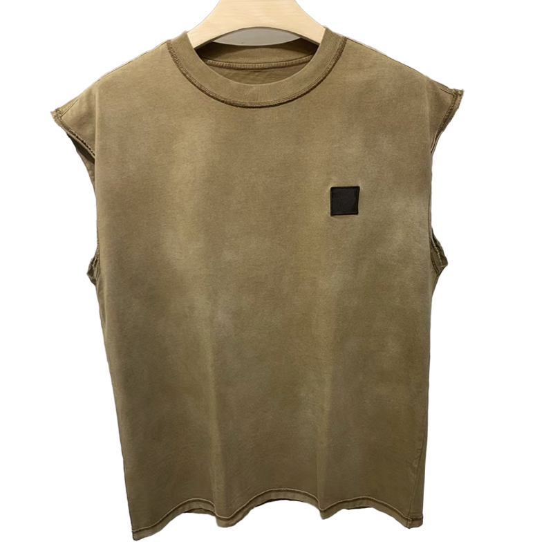 Designer Fashion High end Luxury Mens T Crew neck Cotton womens Tank Top topstoney Casual Sports Asian size M 2XL Sleeveless t shirt