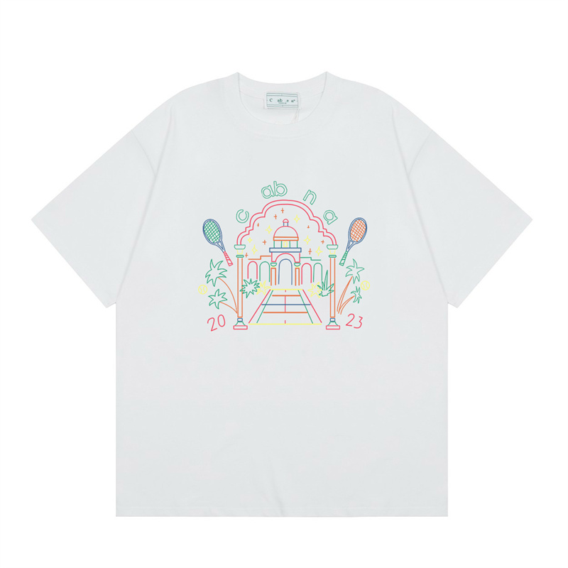 Classic Unisex Outdoor Sports T Shirt Black White Crew Neck Breathable Regular Clothes Women Designer Graphic Letter Number Print T Shirts Fashion S