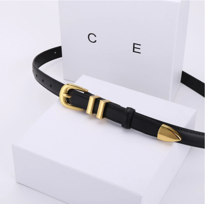 Taurillon belt designer Womens belts Needle buckle 18mm genuine leather girdle woman belt fashionable slim womans waistband With box-image-996073780