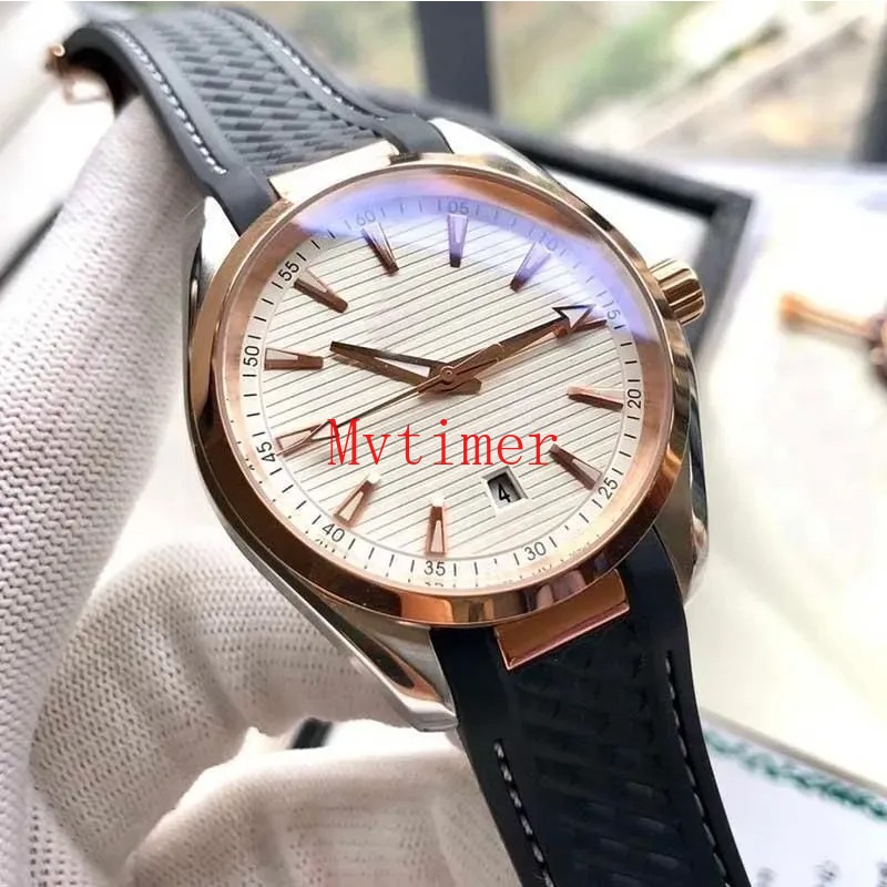 Top-grade AAA Quality Watch Rose Gold Sports Men Qaus Luxury VVSfactory 8900 Aqua Automatic Mechanical Movement Watches Terra Master Montre De Luxe