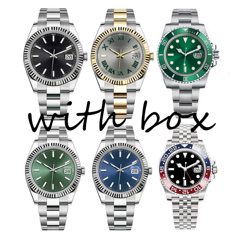 Luxury automatic mechanical watch men's fashion designer 2813 watch 36mm 41mm all stainless steel watch super bright waterproof sapphire glass
