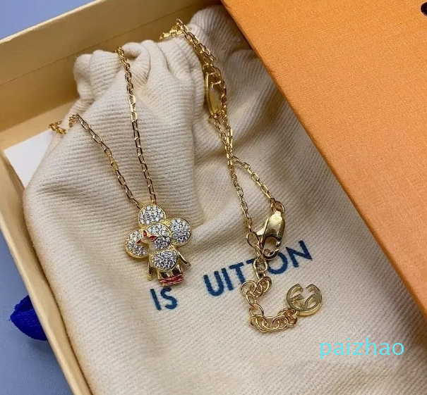 Womens Fashion Brands Jewellery Pendants Necklaces Luxury Necklace Designer Jewelry Necklace Brand Circle Letter-image-996423193