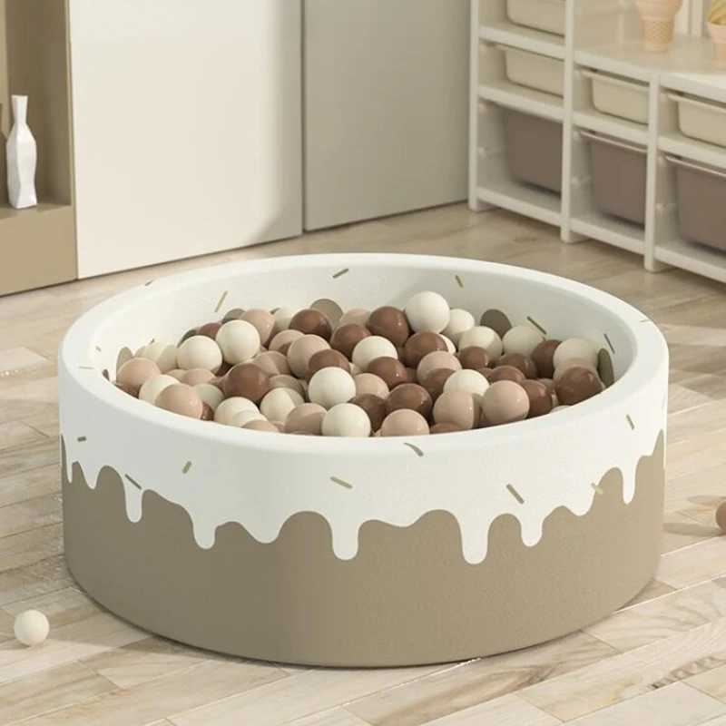 Baby Rail Cute and fun simple childrens indoor ocean ball pool baby ocean balls can bite home soft packaging Playpen baby ball pool WX6.4-image-999180782