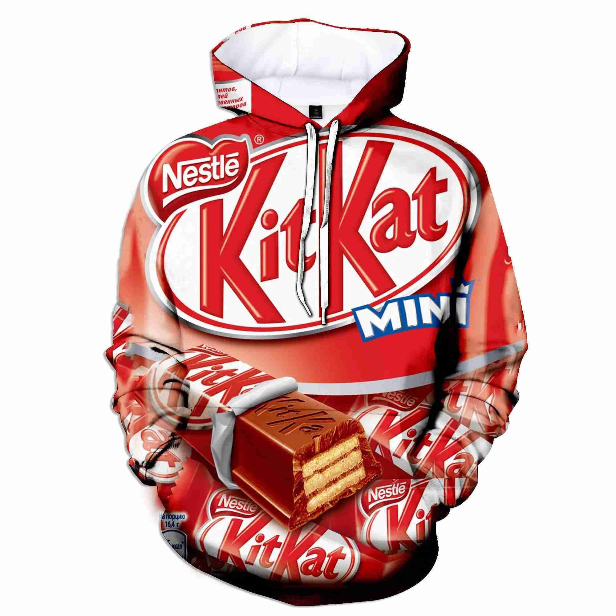 Hoodies Sweatshirts Candy Chocolate Cartoon 3d Printed Hoodies Boy Girl Casual Funny Hoodie Kid Hoodie Long Sleeves Tops Fashion Clothing WX6.4-image-999233341