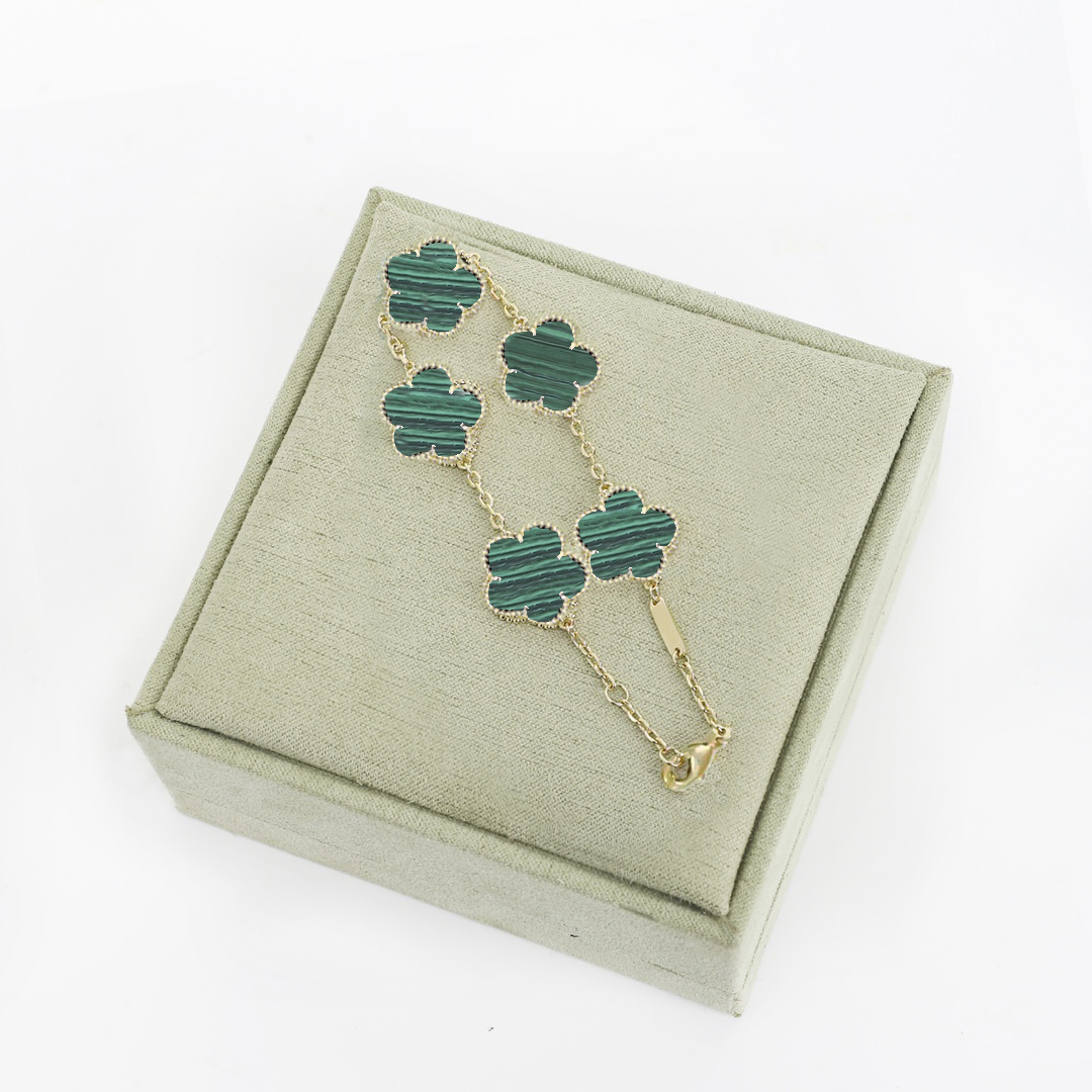 Womens Designer Bracelet Classic Clover Bracelets Fashion Flowers for Women Men Gold Silver Option 20 Colors Sister Bracelets Gift Wedding Jewelr-image-989331190