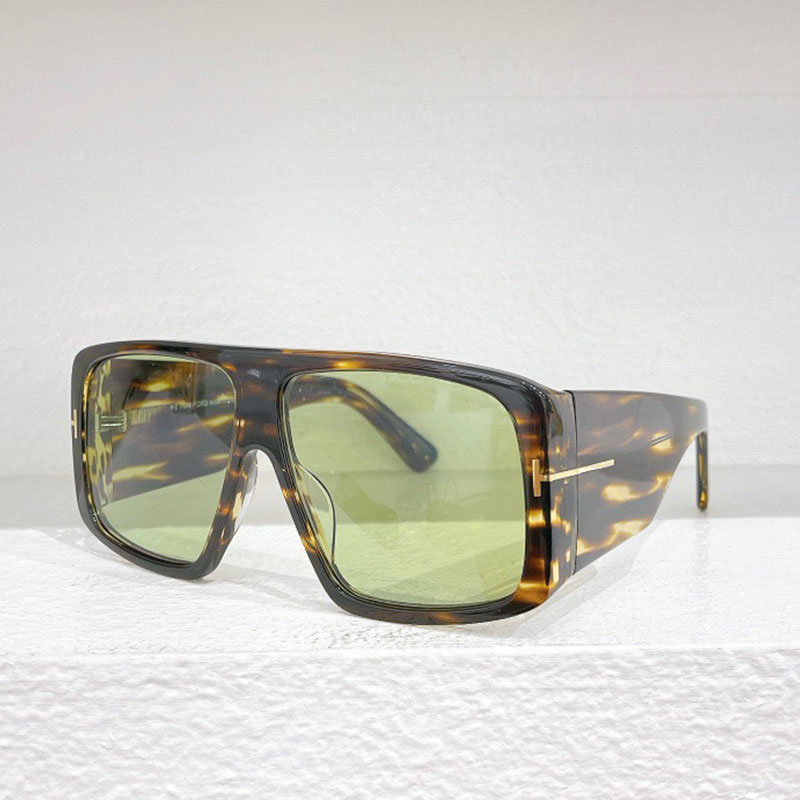 Luxury Mens Womens oversized square sunglasses TF1036 Womens travel square fashionable glasses 100% UV resistant polarizing Mens luxurious acetat-image-997691699