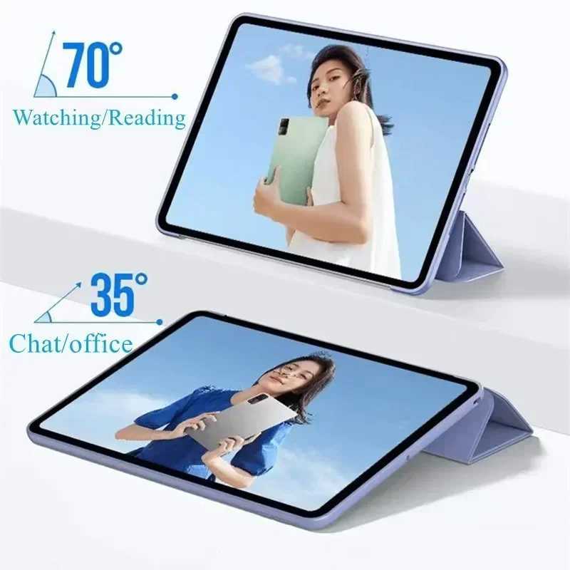Tablet PC Cases Bags Trifold Tablet Cases for Xiaomi Redmi Pad SE 11 2023 for Xiaomi Mi Pad 5 /MiPad 5 Pro 11 inch 5G Xiaomi Pad 6/6 Pro Flip Cas-image-997502878