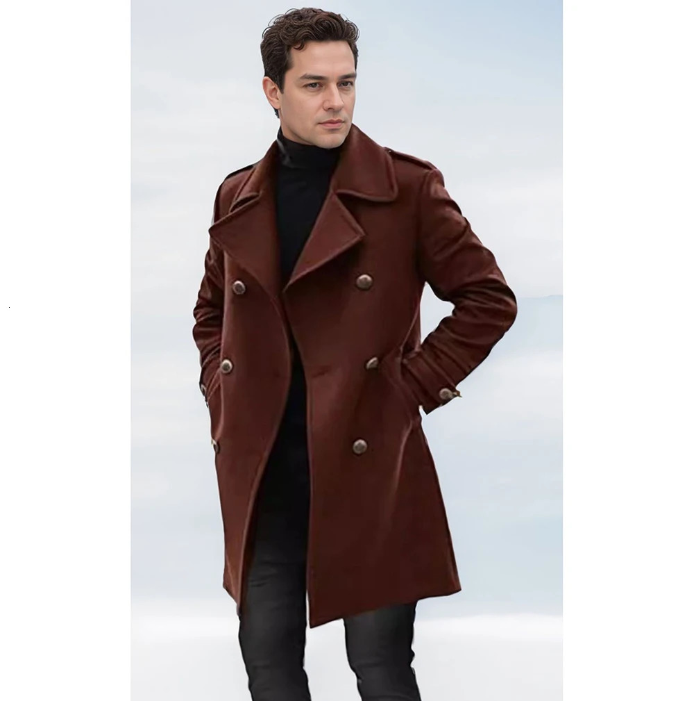 2024 Wool Coat Upgraded Edition High Quality Mens Coat Autumn and Winter Mens Coat 240929