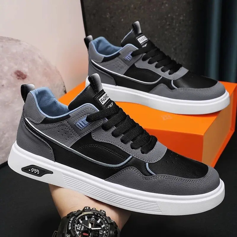 Chaussures masculines Chaussures décontractées masculines 2024 Chaussures de sports de vêtements et antidérapants pour hommes chaussures vulcanis
