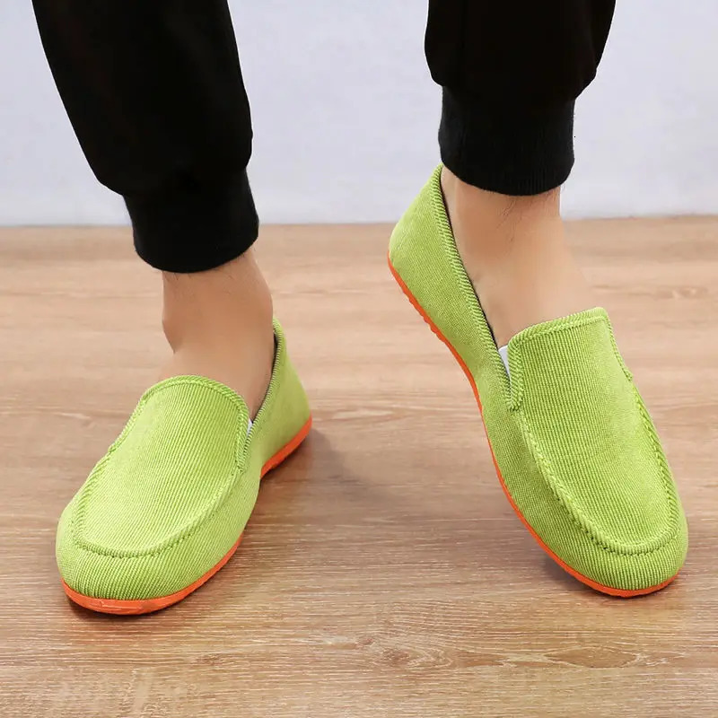 Fashion Green Casual Shoes Mens Tolevas Sports Chaussures pour hommes Chaussures de randonnée à fond plat 240930