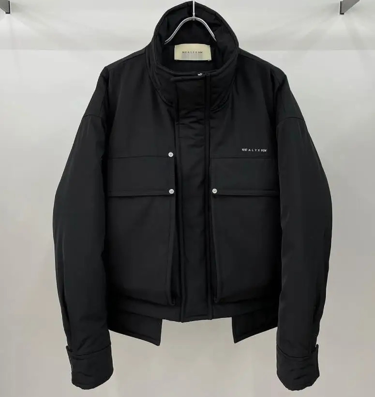 Mens ALYX 1017 9SM Bomber Pocket University Puffers Coats Jackets/Down Coats Cotton Warmth Winter Thick #448 240920 S260917YMHZ