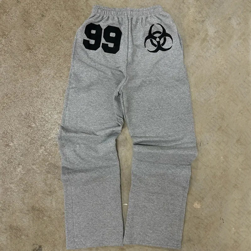 Y2k Harajuku Graphic Solid Colour Trousers Casual Mens Summer Digital Printed Sweatpants Loose Cotton Straight Leg Pants 240921 S2608046XIA