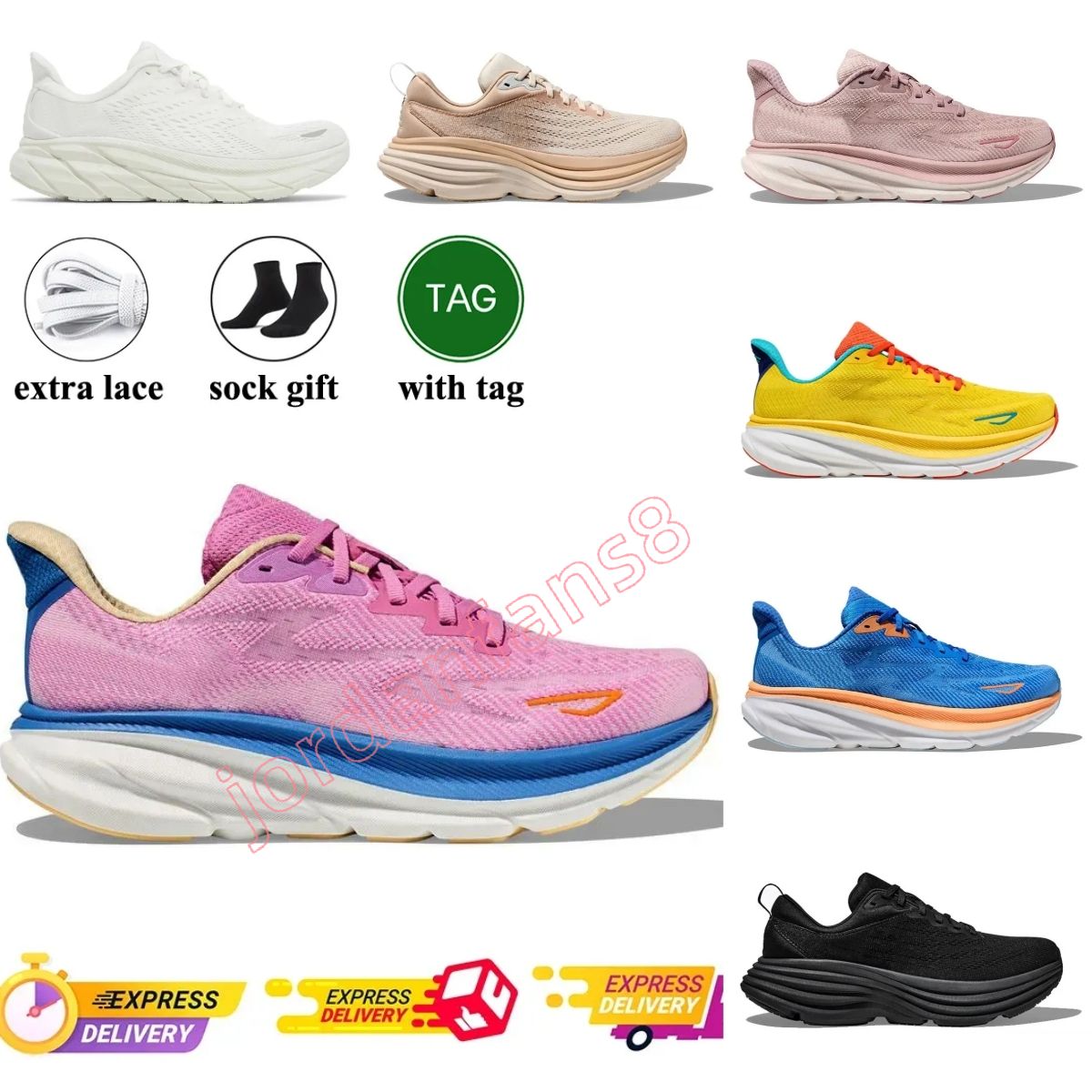 Boondi Casual Chores 8 Chaussures de course Bottes locales de formation Sneakers acceptés Lifestyle Shock Highway Designer Femmes Men Chaussures